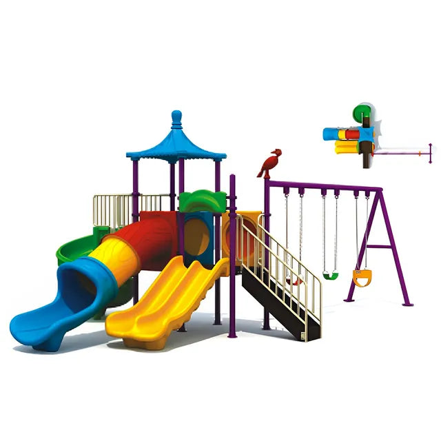 Myts Fun Junction: Activity Playcentre with Slides & Swings