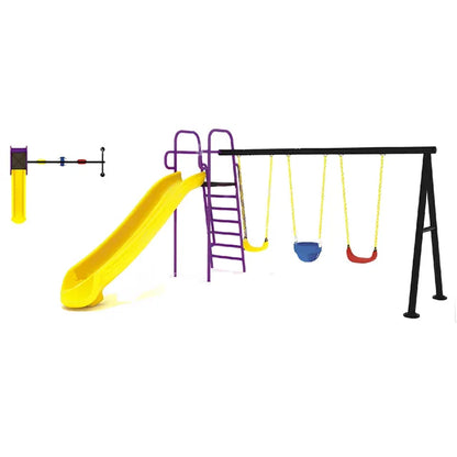 Myts Assorted Play Slide & Swings - Outdoor Fun for Kids