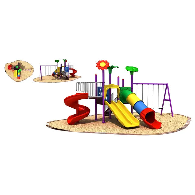 Myts Play Haven Activity Playcentre with Slides & Swings