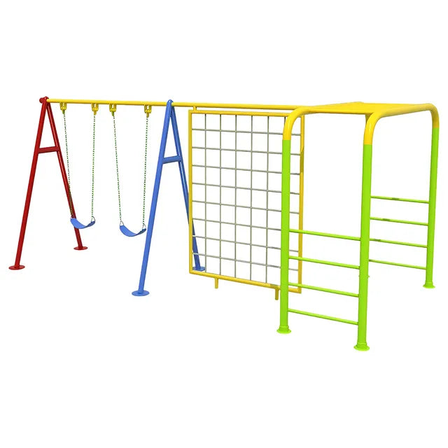 Myts Swing & Monkey Bars Combo Assorted Monkey Climbing Hanging Bars & Swing