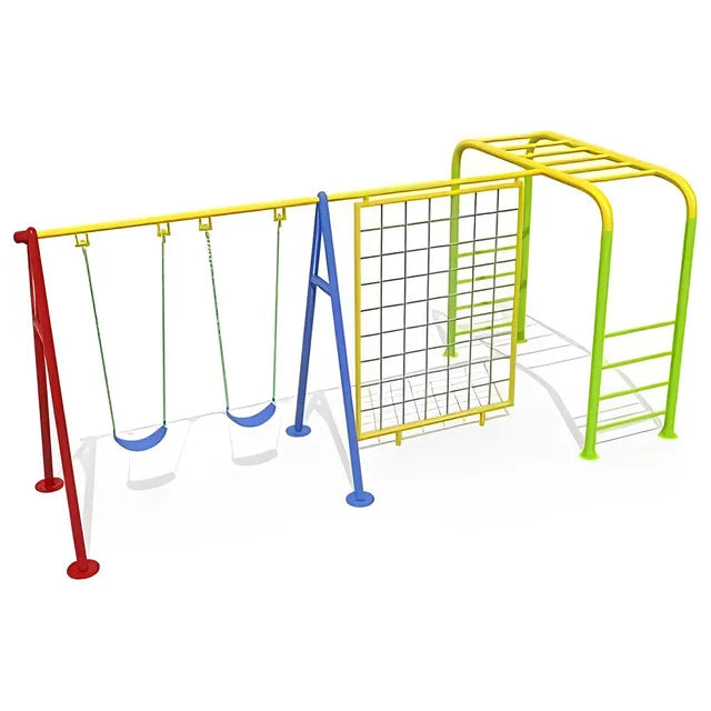 Myts Swing & Monkey Bars Combo Assorted Monkey Climbing Hanging Bars & Swing