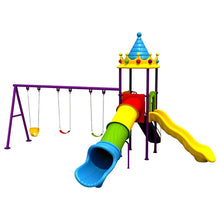 Myts Outdoor Oasis Kids Backyard Fun Series with Swing & Slide