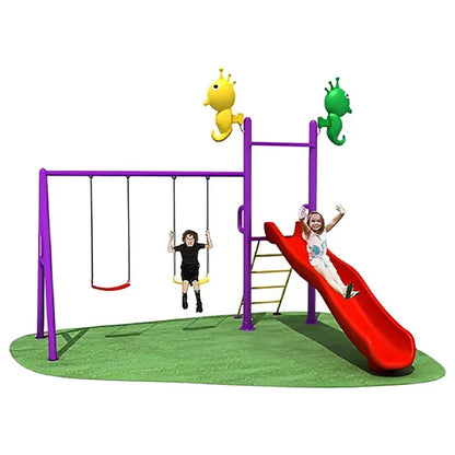 Myts Tiny Thrills Outdoor Playcentre with Slide & 2 Swings