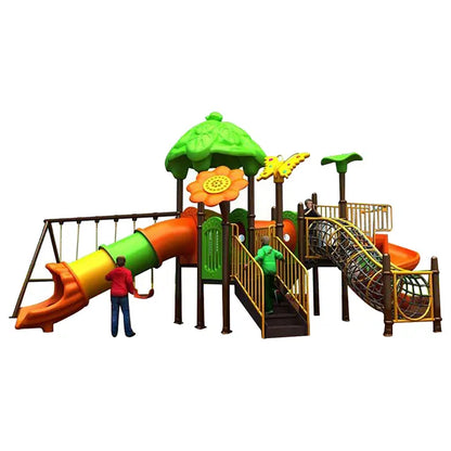 Myts Ultimate Backyard Thrills Mega Adventure Swings and Tube Slides