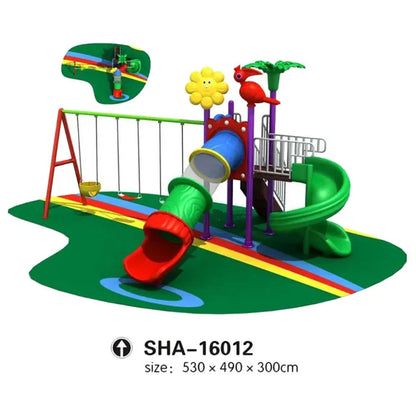 MYTS Thrilling Heights: Mega Pino Wavy Slide & Swings