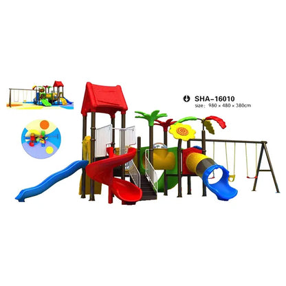 MYTS Floral Fantasy: Mega Kids Playsets with Swings and Slide