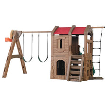 Myts Thrilling Summit Kids Pro Slide, Swings, and Climbing Wall