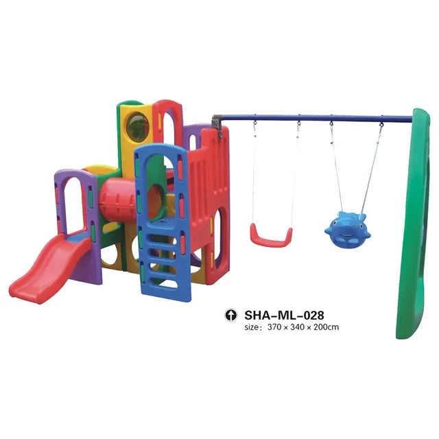 Myts Mega Kids Play Area with Slides and Swings