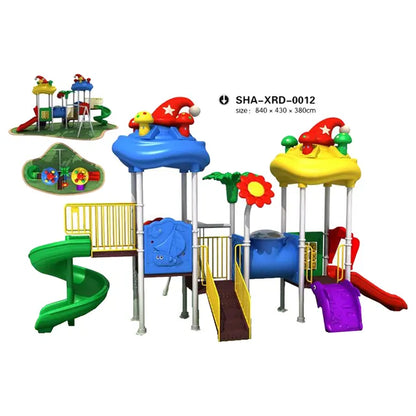 Myts Whimsical Wonderland Mega Funny Hat Playground with Slides