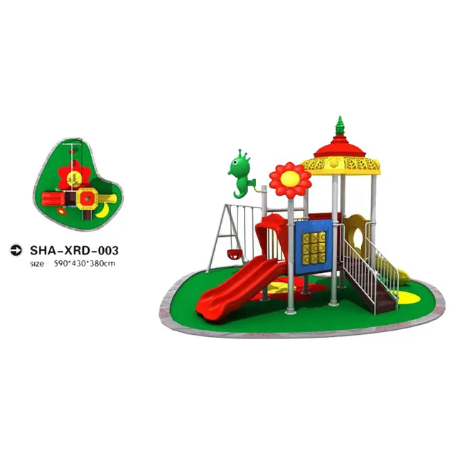 Myts Adventure Zone Mega Play Centre with Swings and Slides for Kids