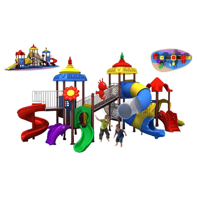 Myts Thrill Seeker's Haven Mega Playcell Kids Slide Combo