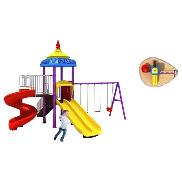 Myts - Mega Play centre Adventure Kids Swings And Wavy Slide