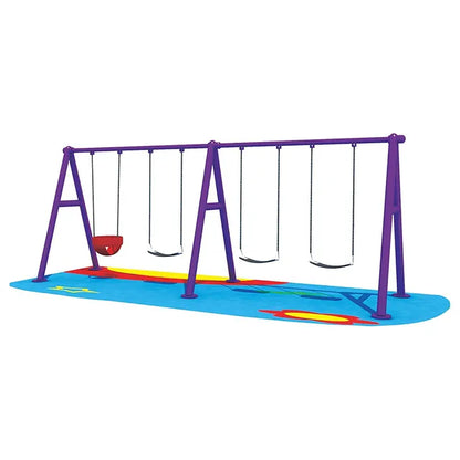 Myts Ultimate Swingland Adventure Range - 4 Swings (Assorted) - 2.5M