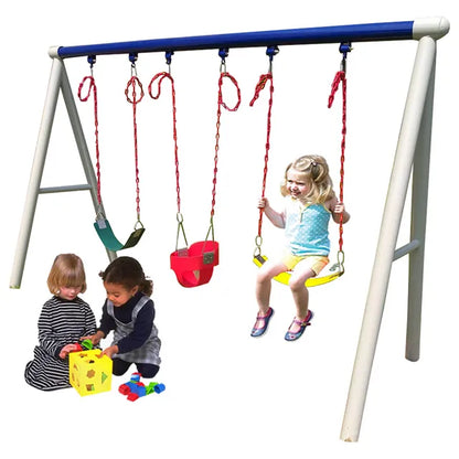 MYTS Metal Playground Swing Set: Outdoor Fun for Kids!