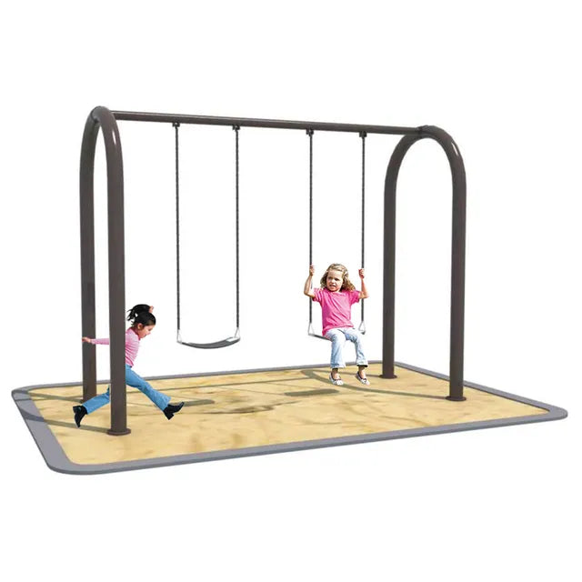 Myts Double Fun Swing Set Spring 2 Swings for Kids