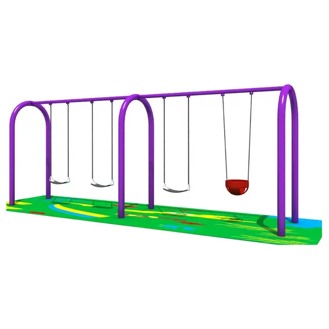 Myts Mega Swing Spectacular Spring 4 Swing Set for Kids