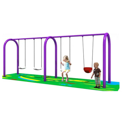 Myts Mega Swing Spectacular Spring 4 Swing Set for Kids