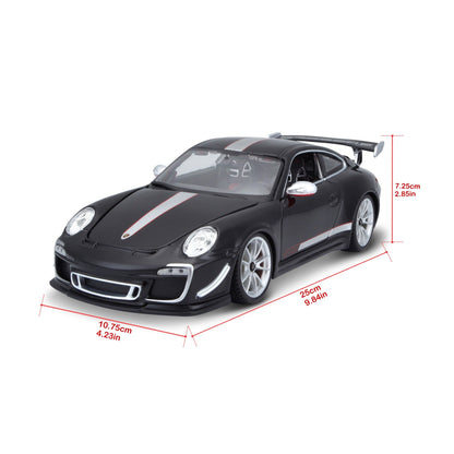 Bburago 1:18 Scale Porsche 911 GT3 RS 4.0 Black Diecast Model Car