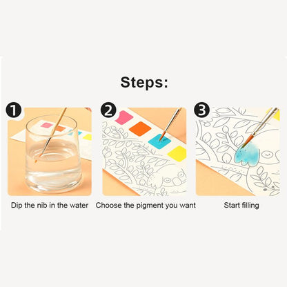 Paint w/ Water Booklet - Wonderful Holiday