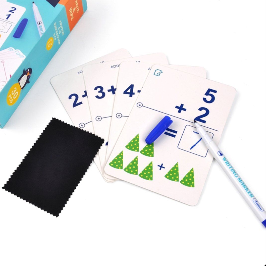 Write & Wipe Cards – Maths