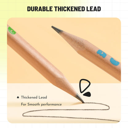 Triangular Pencil 6B - 6 pcs