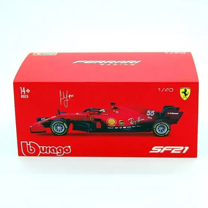 Bburago 1:43 Signature Series Ferrari F1 SF21 #55 Carlos Sainz 2021 Season