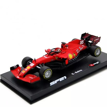 Bburago 1:43 Signature Series Ferrari F1 SF21 #55 Carlos Sainz 2021 Season