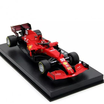 Bburago 1:43 Signature Series Ferrari F1 SF21 #55 Carlos Sainz 2021 Season