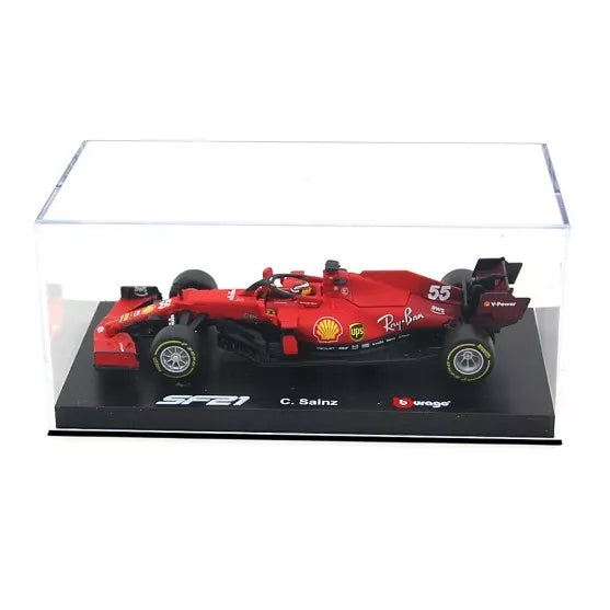 Bburago 1:43 Signature Series Ferrari F1 SF21 #55 Carlos Sainz 2021 Season