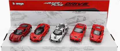 Bburago Ferrari 5-Car Set - 488 GTB