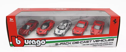 Bburago Ferrari 5-Car Set - 488 GTB