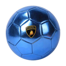 LAMBORGHINI No.5-MATELIC PVC SOCCER BALL-BLUE